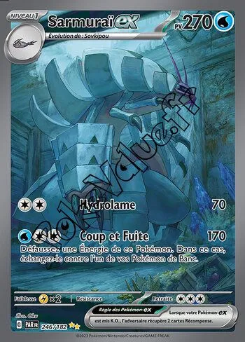 Carte Pokémon Sarmuraï ex  n°246 de la série Faille Paradoxe