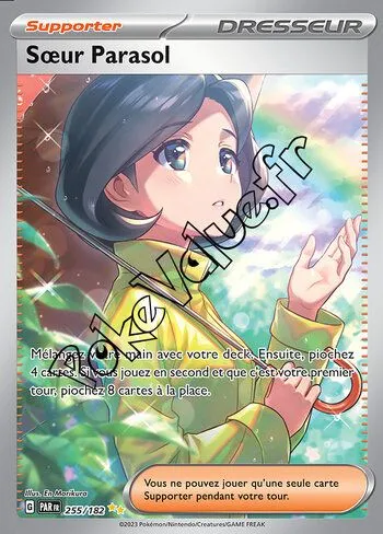 Carte Pokémon Sœur Parasol n°255 de la série Faille Paradoxe