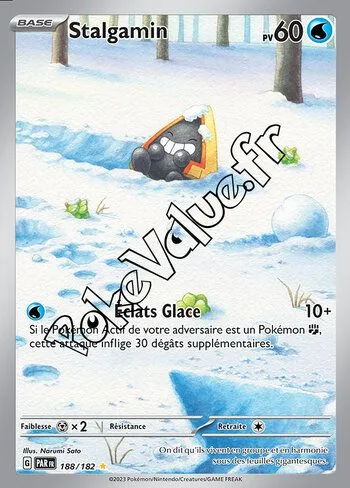Carte Pokémon Stalgamin  n°188 de la série Faille Paradoxe