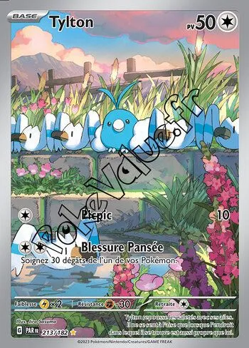 Carte Pokémon Tylton  n°213 de la série Faille Paradoxe