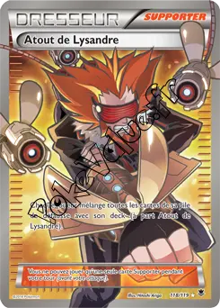 Carte Pokémon Atout de Lysandre n°118 de la série Vigueur Spectrale