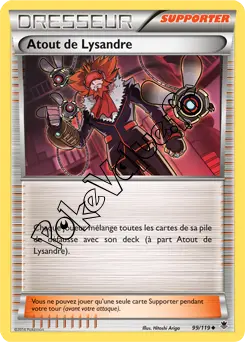 Carte Pokémon Atout de Lysandre n°99 de la série Vigueur Spectrale