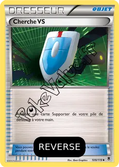 Carte Pokémon Chérche VS Reverse n°109 de la série Vigueur Spectrale