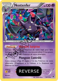 Carte Pokémon Crobat  Reverse n°33 de la série Vigueur Spectrale