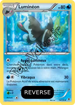 Carte Pokémon Lumineon  Reverse n°19 de la série Vigueur Spectrale