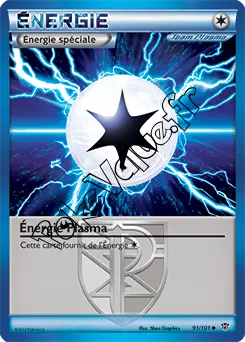Carte Pokémon Énergie Plasma n°91 de la série Explosion Plasma