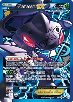 Carte Pokémon Genesect EX  n°97 de la série Explosion Plasma