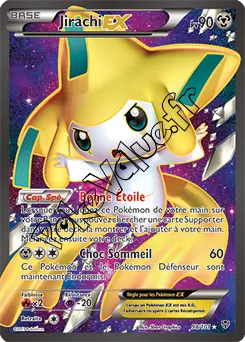 Carte Pokémon Jirachi EX  n°98 de la série Explosion Plasma