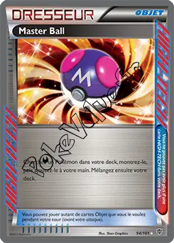 Carte Pokémon Master Ball n°94 de la série Explosion Plasma