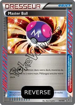 Carte Pokémon Master Ball Reverse n°94 de la série Explosion Plasma