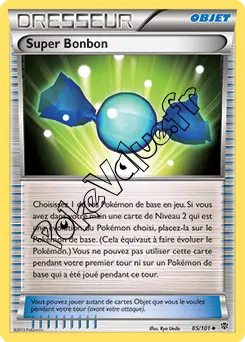 Carte Pokémon Super Bonbon n°85 de la série Explosion Plasma