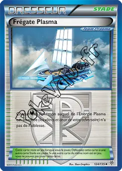 Carte Pokémon Frégate Plasma n°124 de la série Tempête Plasma