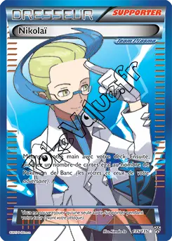 Carte Pokémon Nikolaï n°135 de la série Tempête Plasma