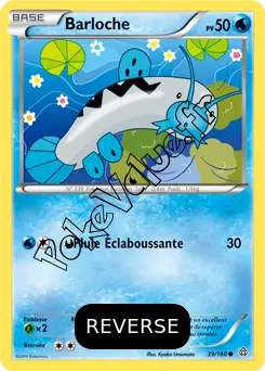 Carte Pokémon Barboach  Reverse n°39 de la série Primo Choc