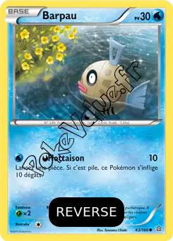 Carte Pokémon Feebas  Reverse n°43 de la série Primo Choc