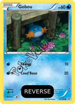 Carte Pokémon Gobou  Reverse n°33 de la série Primo Choc