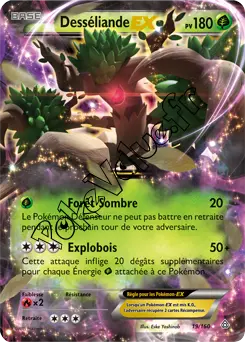 Carte Pokémon Trevenant EX  n°19 de la série Primo Choc
