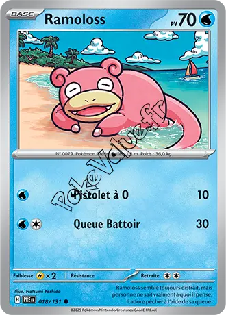Carte Pokémon Ramoloss  n°018 de la série Évolutions Prismatiques