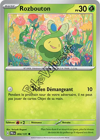 Carte Pokémon Rozbouton  n°004 de la série Évolutions Prismatiques