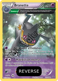 Carte Pokémon Banette  Reverse n°32 de la série Ciel rugissant