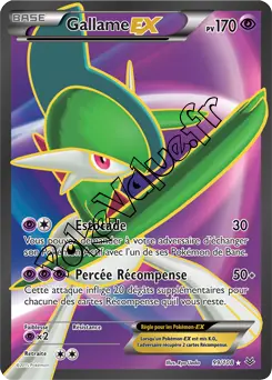 Carte Pokémon Gallade EX  n°99 de la série Ciel rugissant