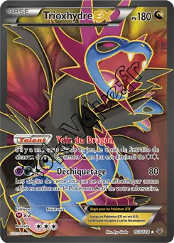 Carte Pokémon Hydreigon EX  n°103 de la série Ciel rugissant