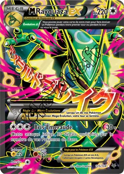 Carte Pokémon MRayquaza EX  n°105 de la série Ciel rugissant