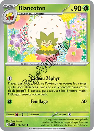Carte Pokémon Blancoton  n°011 de la série Couronne Stellaire