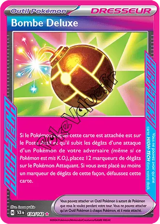 Carte Pokémon Bombe Deluxe n°134 de la série Couronne Stellaire