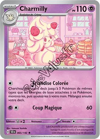 Carte Pokémon Charmilly  n°065 de la série Couronne Stellaire