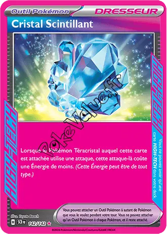 Carte Pokémon Cristal Scintillant n°142 de la série Couronne Stellaire