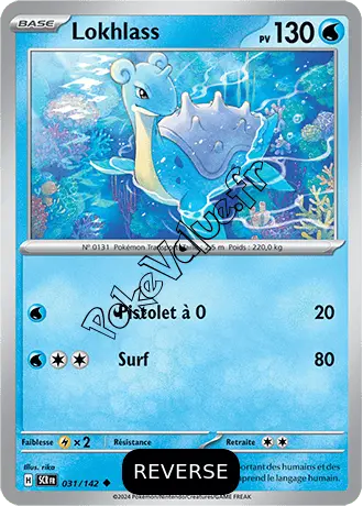 Carte Pokémon Lokhlass  Reverse n°031 de la série Couronne Stellaire