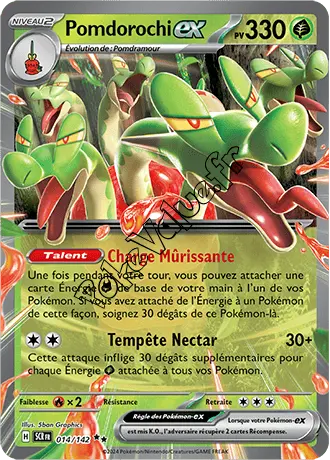 Carte Pokémon Pomdorochi ex  n°014 de la série Couronne Stellaire