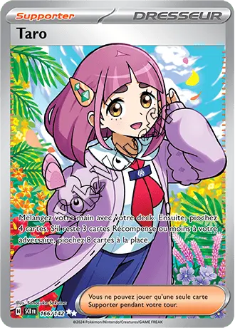 Carte Pokémon Taro n°166 de la série Couronne Stellaire