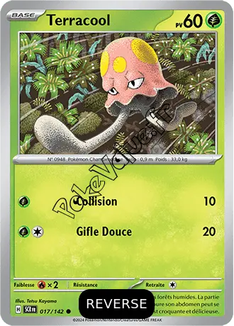 Carte Pokémon Terracool  Reverse n°017 de la série Couronne Stellaire