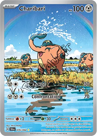 Carte Pokémon Charibari  n°076 de la série Fable Nébuleuse
