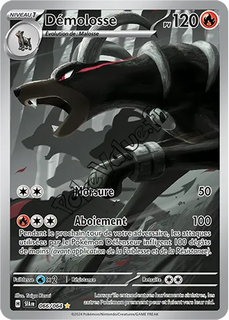 Carte Pokémon Démolosse  n°066 de la série Fable Nébuleuse