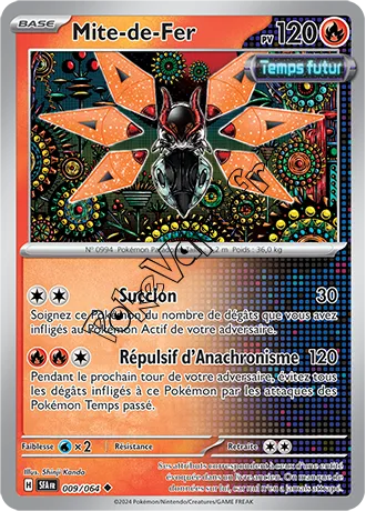 Carte Pokémon Mite de Fer n°009 de la série Fable Nébuleuse