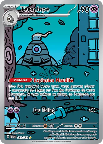 Carte Pokémon Téraclope  n°069 de la série Fable Nébuleuse
