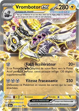 Carte Pokémon Vrombotor ex  n°015 de la série Fable Nébuleuse