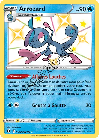 Carte Pokémon Arrozard n°SV26 de la série Déstinées Radieuses