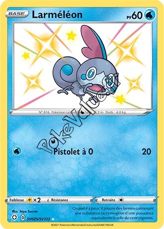 Carte Pokémon Larméléon n°SV25 de la série Déstinées Radieuses