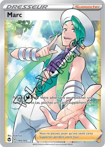 Carte Pokémon Marc n°194 de la série Tempête Argentée