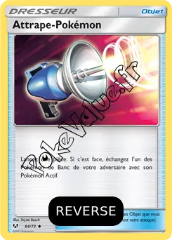 Carte Pokémon Attrape Pokémon Reverse n°64 de la série Légendes Brillantes