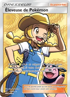 Carte Pokémon Éleveuse de Pokémon n°73 de la série Légendes Brillantes