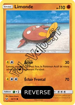 Carte Pokémon Limonde Reverse n°46 de la série Légendes Brillantes