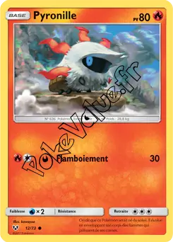 Carte Pokémon Pyronille n°12 de la série Légendes Brillantes