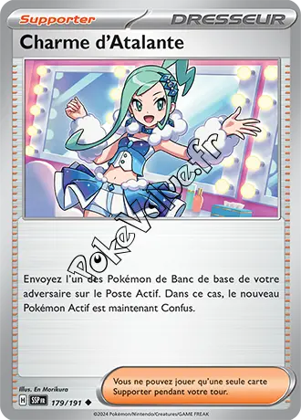 Carte Pokémon Charme d’Atalante n°179 de la série Étincelles Déferlantes