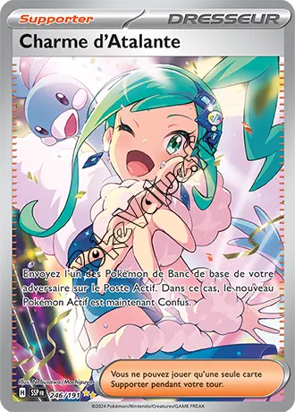 Carte Pokémon Charme d’Atalante n°246 de la série Étincelles Déferlantes