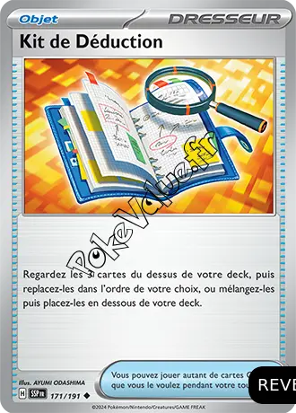 Carte Pokémon Kit de Déduction Reverse n°171 de la série Étincelles Déferlantes